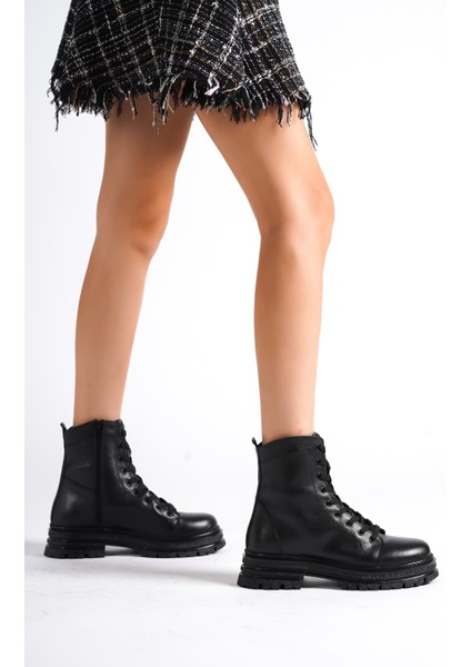 Deri Kadın Günlük Bot Bootie KCM-0036 modelleri