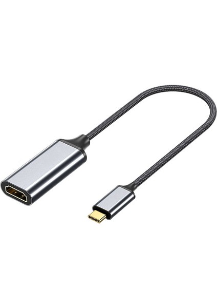 Zore QG05 8k 60 Hz Görüntü Kalitesi Type-C To HDMI Dönüştürücü 15CM