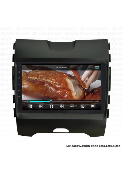 Ford Edge Android 12 Multimedya Carplay 4gb RAM+64GB HDD Navigasyon Ekran