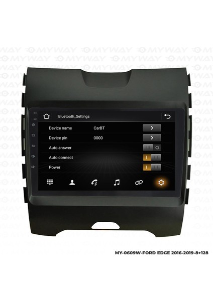 Ford Edge Android 12 Multimedya Carplay 4gb RAM+64GB HDD Navigasyon Ekran modelleri