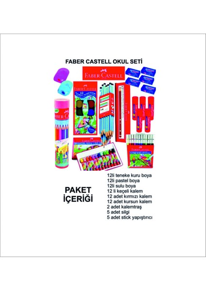 Fabercastell Okul Paketi 9 Parça