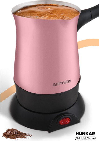 GM-7315P Hünkar Pembe Türk Kahvesi Makinesi Elektrikli Cezve fiyatları