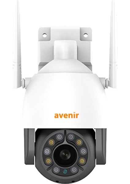 AV-S300 3 mp Dış Ortam 360° Dönebilen Gece Görüşlü Akıllı Güvenlik Kamerası - App Kontrol