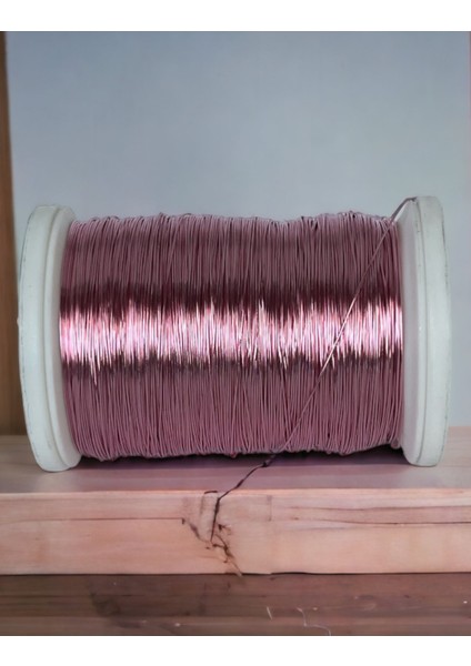 0.30 MM(100GR-150M) Bakır Üstü Gümüş Kaplı Pudra Pembe Renkli Filografi Teli fırsatları