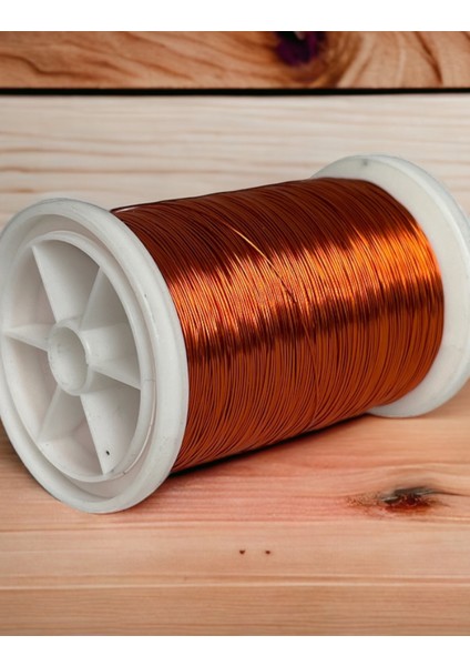 0.30 mm ( 100GR- 150M) Turuncu Renkli Bakır Filografi Teli fırsatları