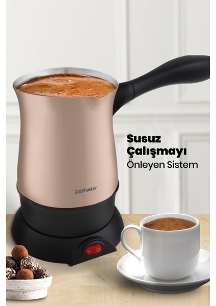 Hünkar Vizon Paslanmaz Çelik 5 Fincan Kapasiteli Elektrikli Cezve fırsatları