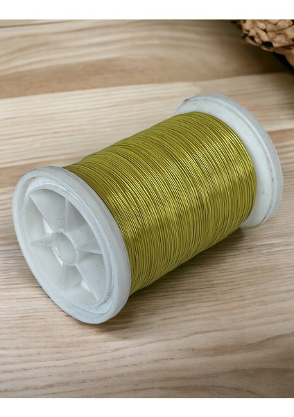 0.30MM(100GR-150METRE) Civciv Sarı Renkli Gümüşlü Filografi Teli modelleri
