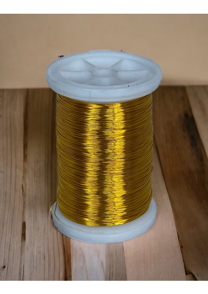 0.30MM(100GR-150METRE) Koyu Altın Sarı Renkli Gümüşlü Filografi Teli fiyatları