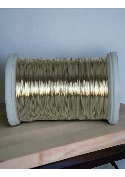 0.30 mm (100GR-150M) Sarımsı Beyaz Renkli Gümüşlü Filografi Teli fırsatları