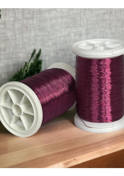 0.30 mm ( 100GR- 150M) Bordo Renkli Bakır Filografi Teli