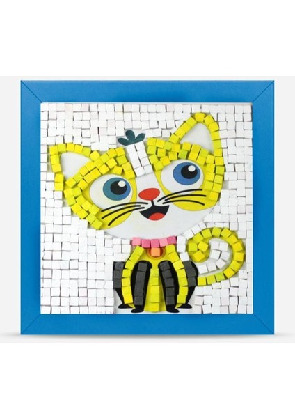 19 I Çocuk Ahşap Çerçeveli Seramik Mozaik Set 20X20 cm indirimleri