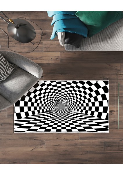 Özel Tasarım, Kaymaz Taban, Uzun Ömürlü, Ince Yıkanabilir, Dekoratif Modern Oda Halısı, Kilim