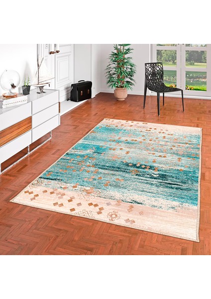 Özel Tasarım, Kaymaz Taban, Uzun Ömürlü, Ince Yıkanabilir, Dekoratif Modern Oda Halısı, Kilim