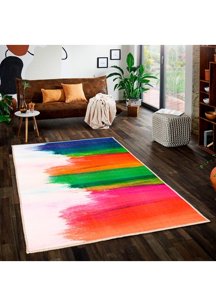 Özel Tasarım, Kaymaz Taban, Uzun Ömürlü, Ince Yıkanabilir, Dekoratif Modern Oda Halısı, Kilim