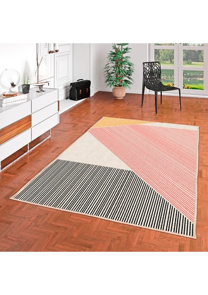 Özel Tasarım, Kaymaz Taban, Uzun Ömürlü, Ince Yıkanabilir, Dekoratif Modern Oda Halısı, Kilim