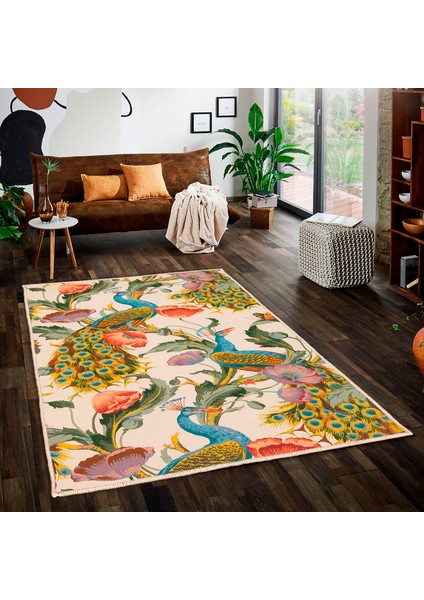 Özel Tasarım, Kaymaz Taban, Uzun Ömürlü, Ince Yıkanabilir, Dekoratif Modern Oda Halısı, Kilim