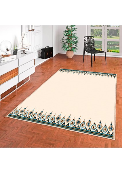 Özel Tasarım, Kaymaz Taban, Uzun Ömürlü, Ince Yıkanabilir, Dekoratif Modern Oda Halısı, Kilim