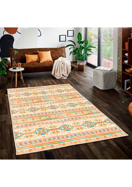 Özel Tasarım, Kaymaz Taban, Uzun Ömürlü, Ince Yıkanabilir, Dekoratif Modern Oda Halısı, Kilim