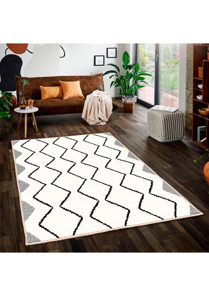 Özel Tasarım, Kaymaz Taban, Uzun Ömürlü, Ince Yıkanabilir, Dekoratif Modern Oda Halısı, Kilim