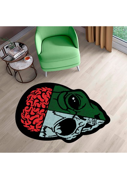 Özel Tasarım, Kaymaz Taban, Uzun Ömürlü, Ince Yıkanabilir, Dekoratif Modern Oda Halısı, Kilim