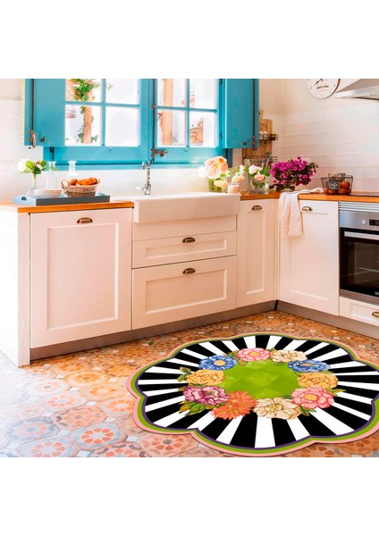 Özel Tasarım, Kaymaz Taban, Uzun Ömürlü, Ince Yıkanabilir, Dekoratif Modern Oda Halısı, Kilim