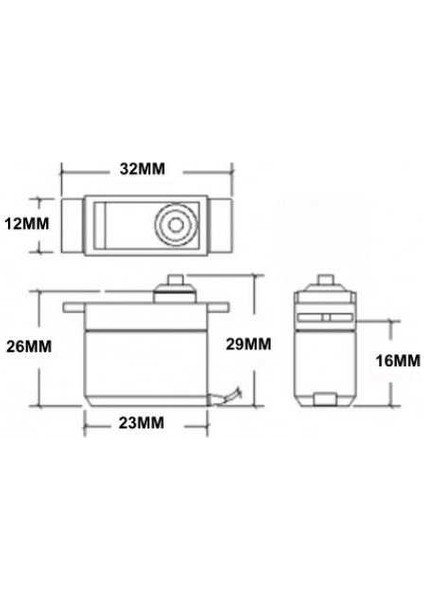 Towerpro SG90 Mikro Servo Motor