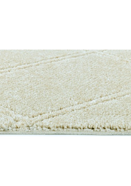 Pandora Yumuşak Shaggy Şampanya Çocuk Odası Oturma Odası Salon Mutfak Halısı 1192A_RB33 100 x 300 cm