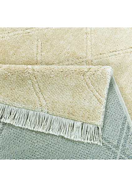 Pandora Yumuşak Shaggy Şampanya Çocuk Odası Oturma Odası Salon Mutfak Halısı 1192A_RB33 100 x 300 cm