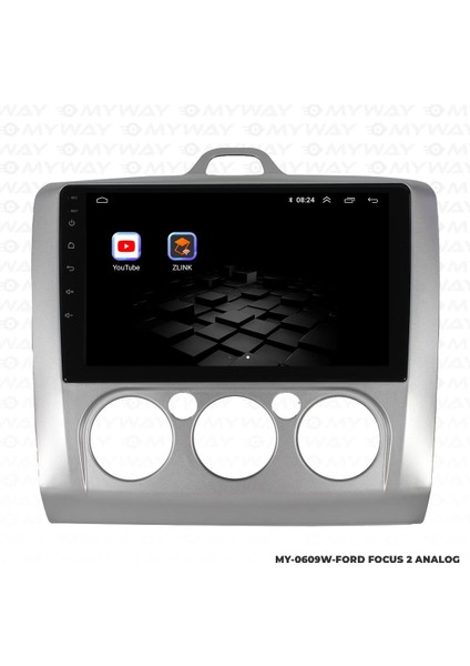 Ford Focus 2 Android 12 Multimedya Carplay 4gb RAM+64GB HDD Navigasyon Ekran indirimleri