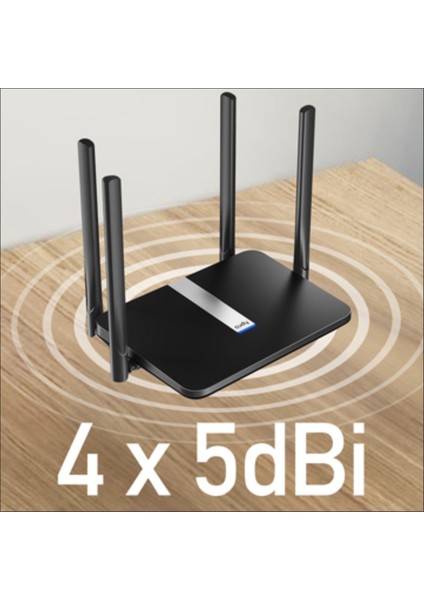 LT500 2,4ghz 300MBPS, 5ghz 867MBPS, 4 Port Wi-Fi Mesh 4g Lte Ddns Router (AC1200 Serisi)