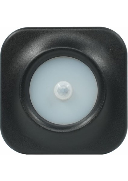 3 Watt Radar Sensörlü, Siyah Kasa, Beyaz Işık Merdiven, Koridor, Basamak, Hol Armatürü - LED Armatür