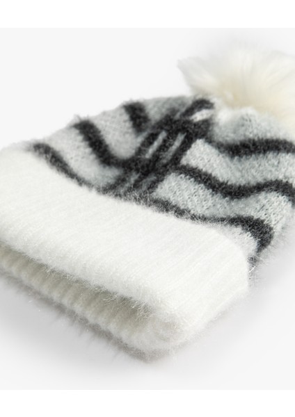 Ponponlu Peluş Bere modelleri