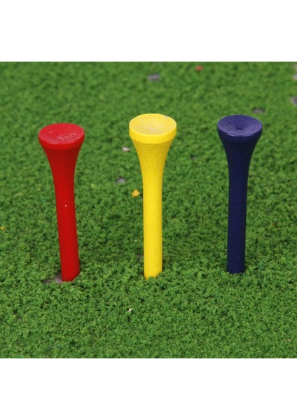 100X Karışık Renkli Ahşap Ahşap Golf Profesyonel Tees 54MM (Yurt Dışından)