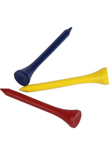 100X Karışık Renkli Ahşap Ahşap Golf Profesyonel Tees 54MM (Yurt Dışından) fiyatları