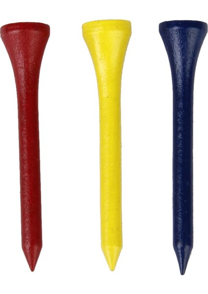 100X Karışık Renkli Ahşap Ahşap Golf Profesyonel Tees 54MM (Yurt Dışından) modelleri