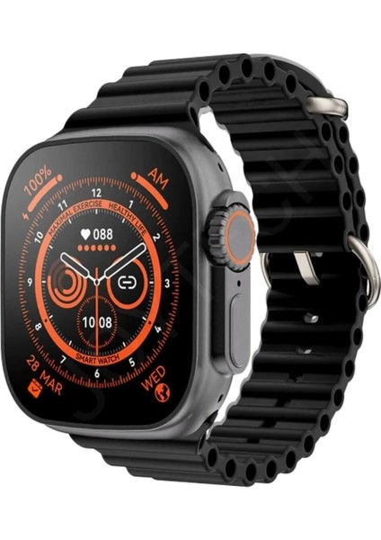 T800 Ultra Watch Akıllı Saat Yedek Kordon Hediyeli Akıllı Saat Ultra