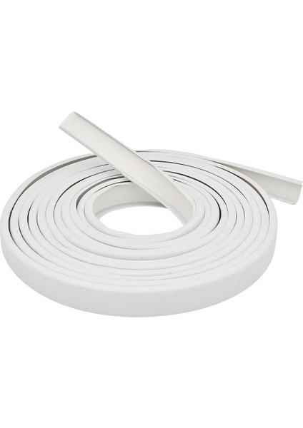 Kendinden Yapışkanlı Masa, Raf, Dolap, Komodin, Mobilya Kenar Bandı 18 mm x 5 Metre-Beyaz