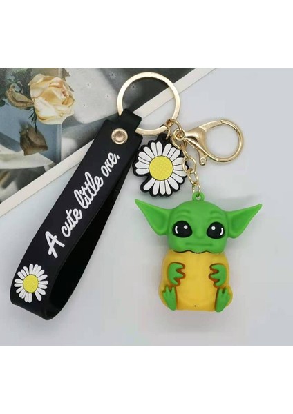 Baby Yoda Silikon Anahtarlık Çanta Süsü fiyatları