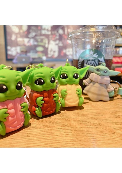 Baby Yoda Silikon Anahtarlık Çanta Süsü modelleri