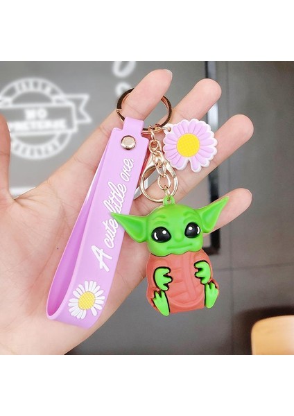 Baby Yoda Silikon Anahtarlık Çanta Süsü fırsatları