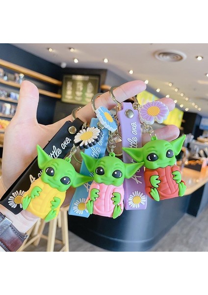 Baby Yoda Silikon Anahtarlık Çanta Süsü indirimleri