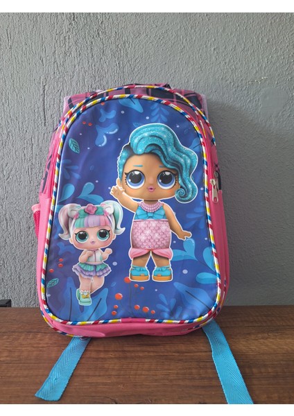 Lol Bekek Figürlü Kız Ilkokul Beslenmeli Sırt Çantası