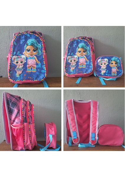 Lol Bekek Figürlü Kız Ilkokul Beslenmeli Sırt Çantası modelleri
