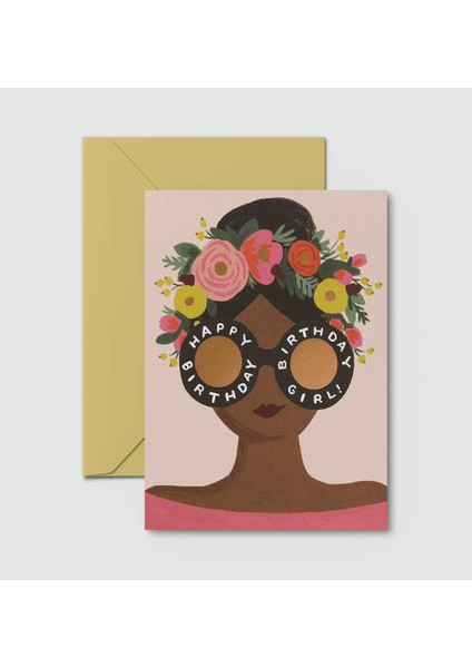 Kartpostal - Tebrik Kartı & Zarf Happy Birthday Doğumgünü Iyi Ki Doğdun