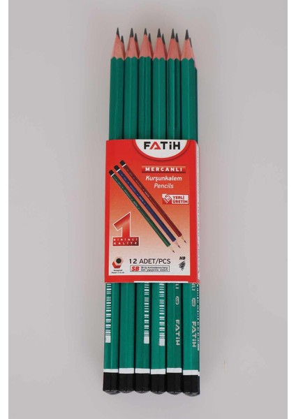 FATİH 12'Lİ MERCANLI KURŞUN KALEM