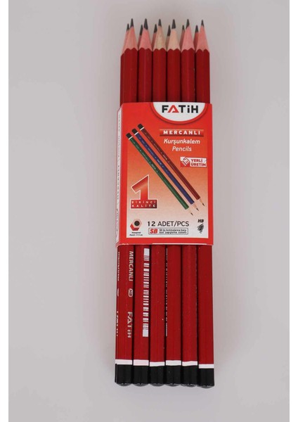 FATİH 12'Lİ MERCANLI KURŞUN KALEM modelleri