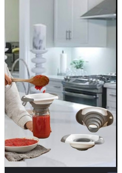 Miray Home Katlanabilir Akordiyon Silikon Kavanoz Hunisi fiyatları