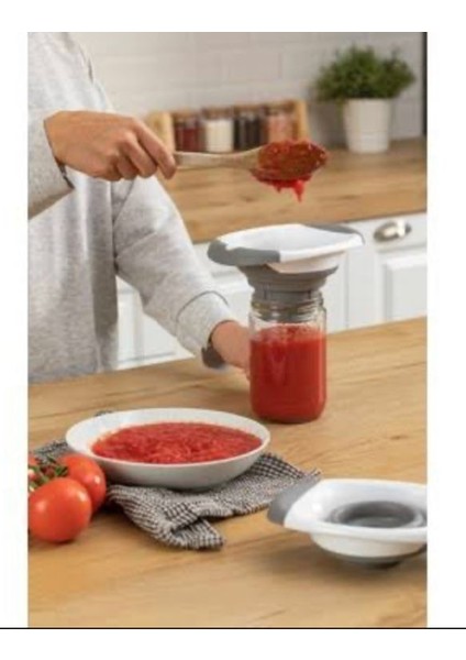 Miray Home Katlanabilir Akordiyon Silikon Kavanoz Hunisi modelleri