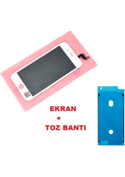 Iphone 6s LCD Ekran Dokunmatik (+Tozbantı Lw Marka) Beyaz
