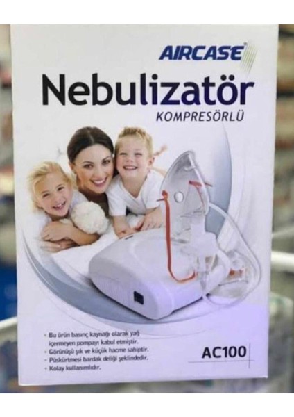 Nebulizatör Kompresörlü Kapaksız